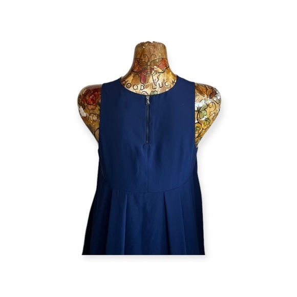Aryeh blue sleeveless tunic top small - Picture 5 of 8